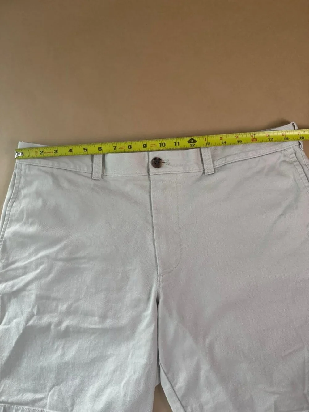 J.Crew Factory Men’s 38 Beige 9” Flex Chino Shorts H5020